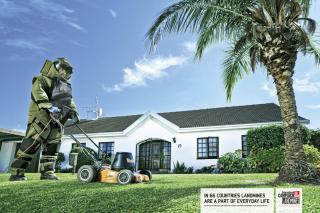 International Campaign To Ban Landmines: Lawnmower